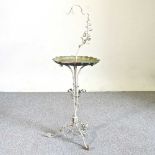 A French iron bird table