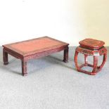 An oriental coffee table