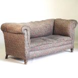 An early 20th century chesterfield sofa