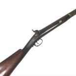 A 19th century percussion rifle