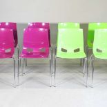 A set of Nowy Styl dining chairs