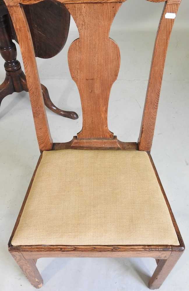 A George III table and chair - Image 5 of 6