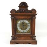 A late 19th century bracket clock