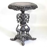 A 19th century Burmese carved table