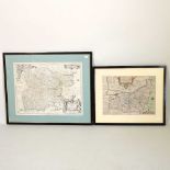Two 18th century engraved maps