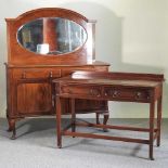 A Victorian buffet and a sideboard