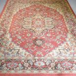 A large Persian carpet