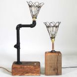 Two vintage style lamps