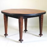 An Edwardian dining table