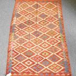 A Turkish kilim rug