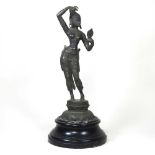An Indian bronze figure