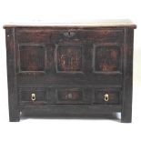 A small 18th century mule chest