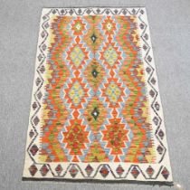 A kilim rug