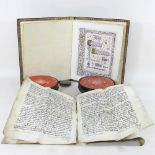 A Victorian indenture and seals