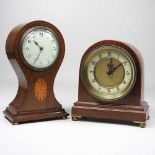 Two Edwardian mantel clocks