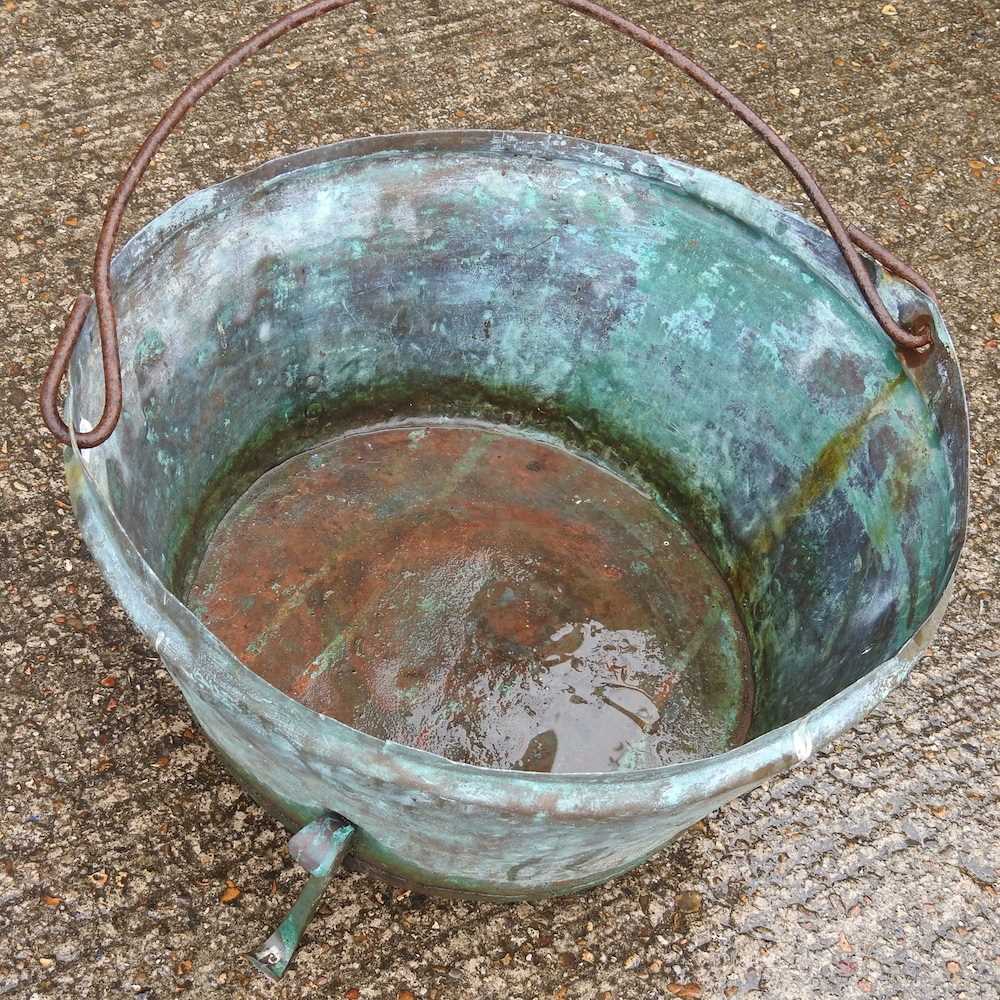 A copper cauldron - Image 2 of 6