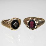 Two signet rings