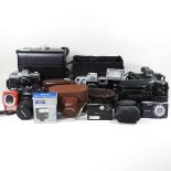 A collection of cameras