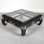 An Oriental coffee table