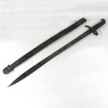 A 19th century bayonet