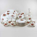 A collection of Royal Albert Poinsettia tea and dinner wares