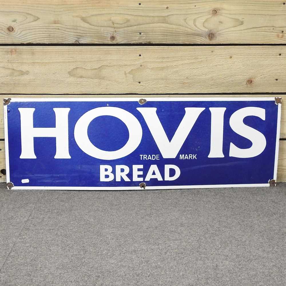 A vintage style Hovis advertising sign