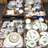 A collection of decorative china