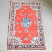 A Persian kashan rug