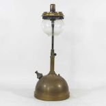 A brass Tilley oil lamp