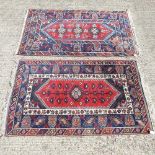 Two small Turkoman rugs