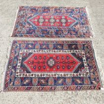 Two small Turkoman rugs