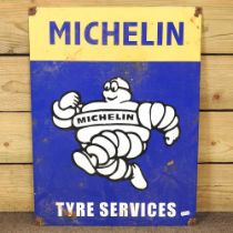 A vintage style Michelin enamel sign