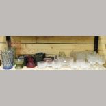 A collection of Whitefriars glass