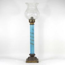 A 19th century candle lamp