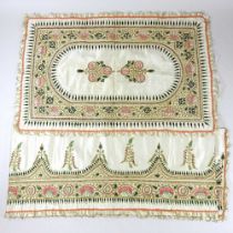 Two Indian embroideries