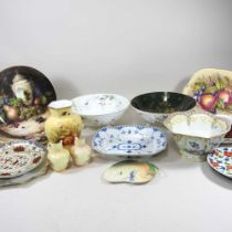 A collection of porcelain to include Coalport