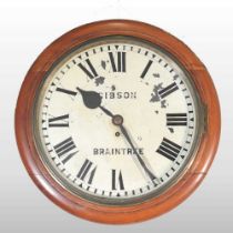 A 19th century dial clock