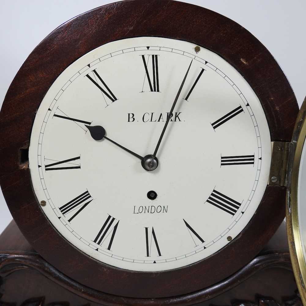 A 19th century mantel clock - Image 4 of 7