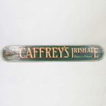 A Caffrey's painted advertising sign