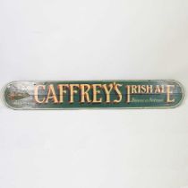 A Caffrey's painted advertising sign