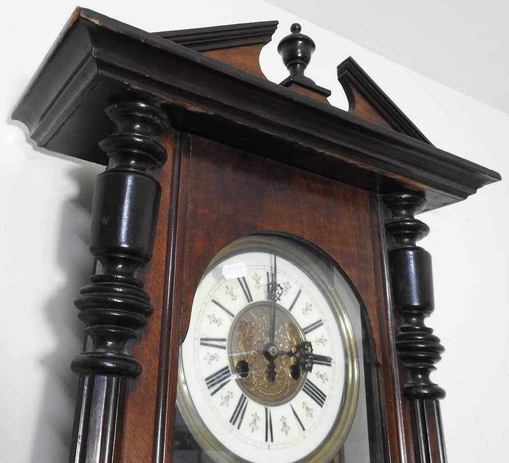 A Vienna style regulator clock - Image 3 of 6