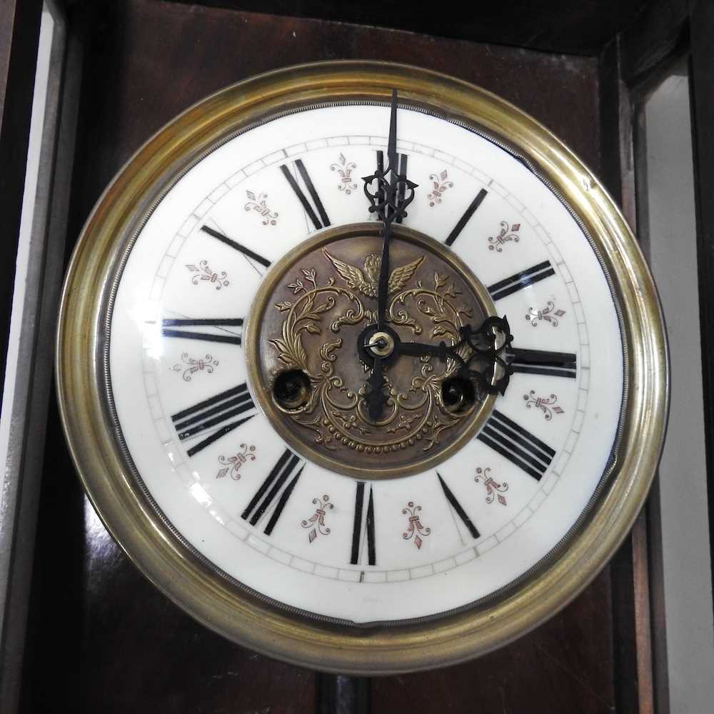 A Vienna style regulator clock - Image 4 of 6