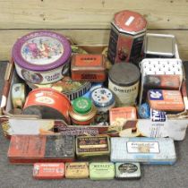 A collection of tins