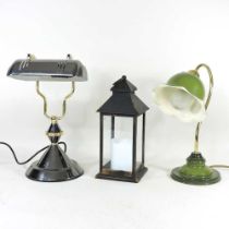 A desk lamp and anotther