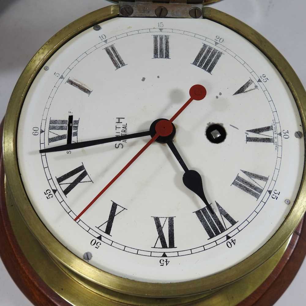 A ship's clock and another - Image 6 of 6