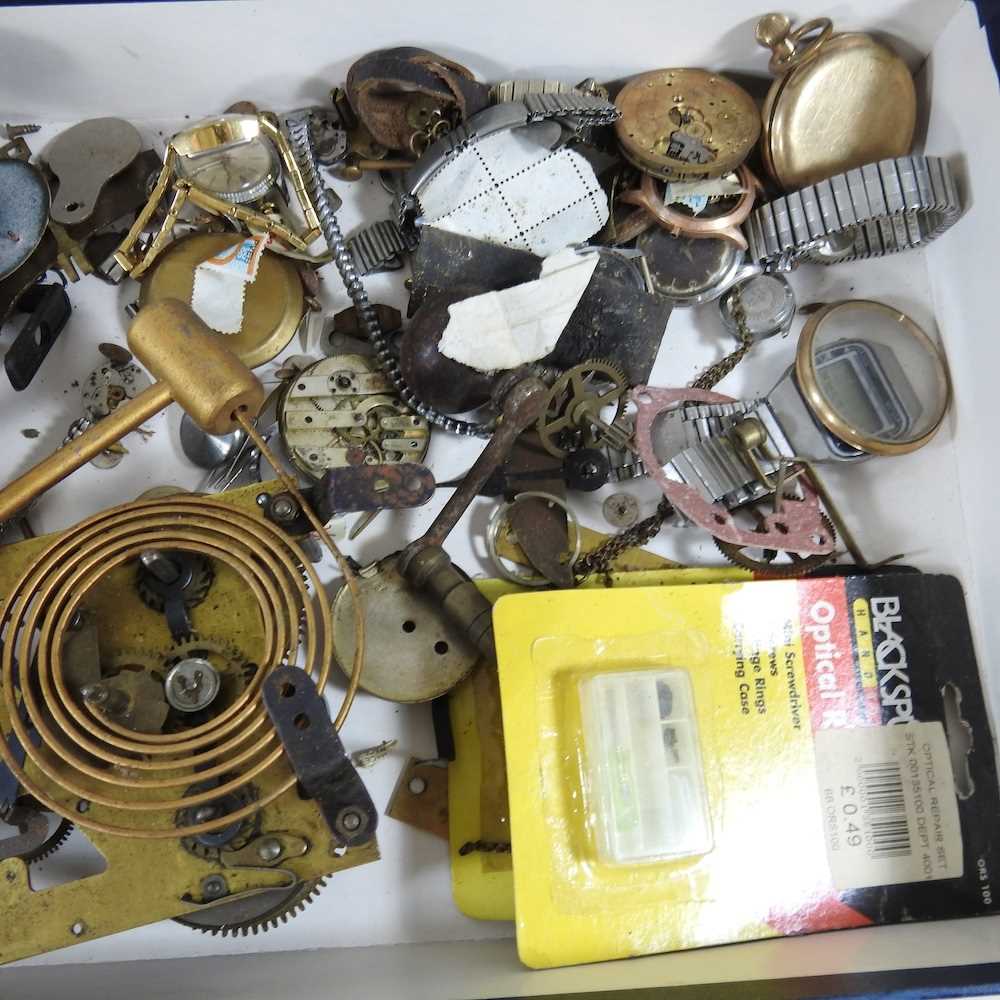 A collection of clock and watch parts - Image 4 of 4