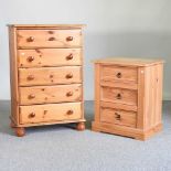 A chest and a cabinet