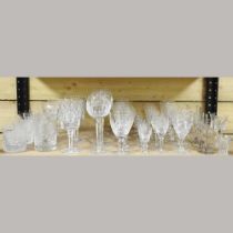 A collection of glassware