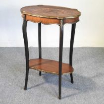 A French marquetry occasional table