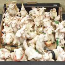 A collection of Piggin ornaments